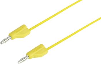 VOLTCRAFT MSB-300 merací kábel [lamelový zástrčka 4 mm - lamelový zástrčka 4 mm] 1.50 m žltá 1 ks