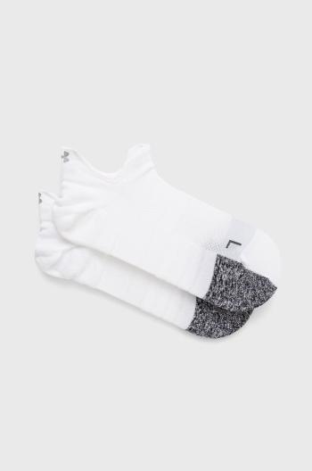 Ponožky Under Armour Breathe (2-pak) 1370096 dámske, biela farba