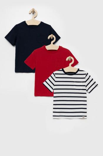 Detské bavlnené tričko GAP jednofarebný