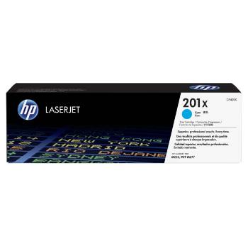 HP originál toner CF401X, cyan, 2300str., HP 201X, HP Color LaserJet MFP 277, Pro M252, 770g, O