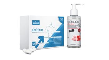 VALAVANI Akčný balíček: Doplnok stravy Andrimax - 120 kapsúl + Maxilong Gél - 150 ml