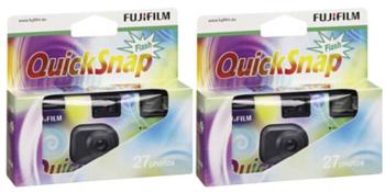 Fujifilm Quicksnap Flash 27 jednorazový fotoaparát 2 ks so vstavaným bleskom
