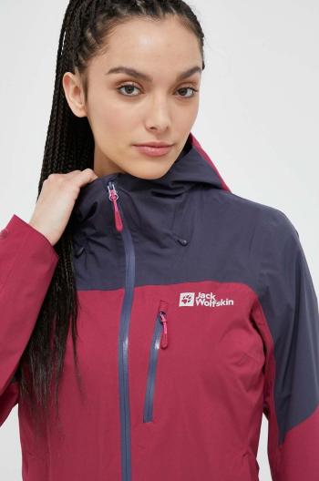 Turistická bunda Jack Wolfskin Go Hike červená farba