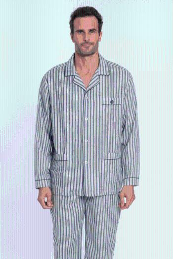 GUASCH Pánske pyžamo ENRIQUE Sivá XL