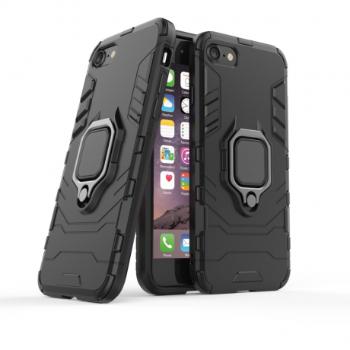 MG Ring Armor plastový kryt na iPhone 5 / 5s / SE, čierny