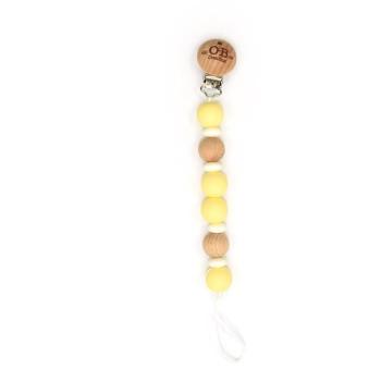 O.B Designs Dummy Chain spona na cumlík Lemon 1 ks