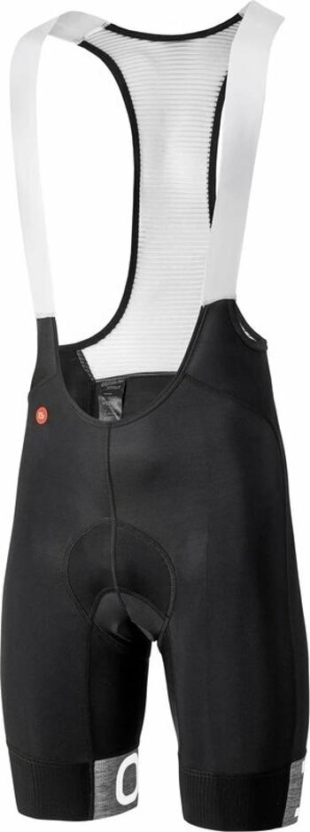 Dotout Team Icon Bib Shorts Black/Melange Dark Grey L