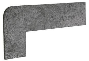 Schodnicový Sokel Ľavý Exagres Opera iron 42,3X17,5 cm mat OPERAZRIIR
