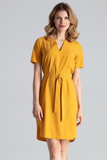 Žlté šaty M669