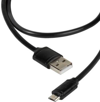 Vivanco #####USB-Kabel USB 2.0 #####USB-A Stecker, #####USB-Micro-B Stecker 1.20 m čierna