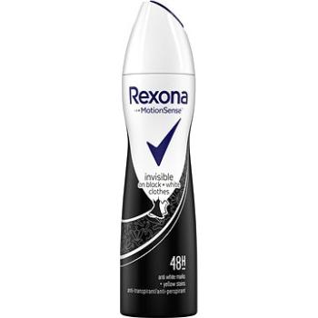 Rexona Invisible Black + White antiperspirant v spreji 150 ml (8712561319409)