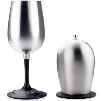 GSI Outdoors Glacier Stainless Nesting Wine Glass (090497633058)
