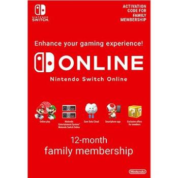 365 Days Online Membership (Family) – Nintendo Switch Digital (683584)