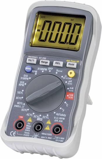 VOLTCRAFT AT-200 ručný multimeter  digitálne/y testovanie v automobiloch CAT III 600 V Displej (counts): 4000