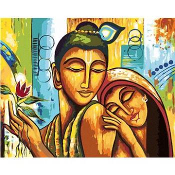 Maľovanie podľa čísel - Budha so ženou (HRAbz33286nad)