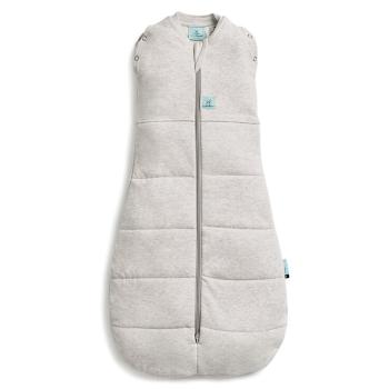 ERGOPOUCH Zavinovačka a vak na spanie 2v1 Cocoon Grey Marle 0-3 m, 3-6 kg, 2,5 tog