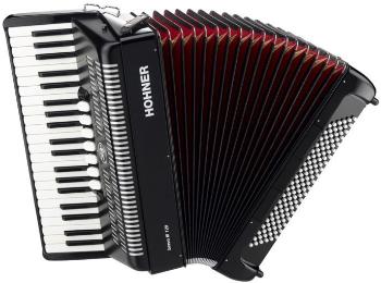 Hohner Bravo III 120 Čierna Klávesový akordeón