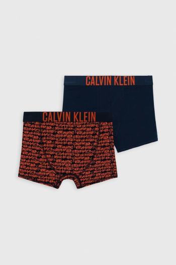 Detské boxerky Calvin Klein Underwear tmavomodrá farba