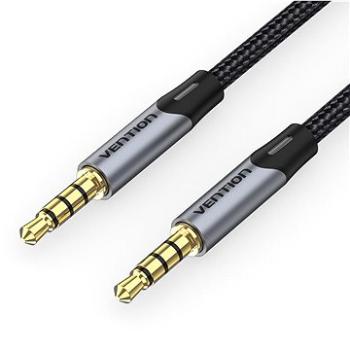 Vention TRRS 3.5mm Male to Male Aux Cable 1m Gray (BAQHF)