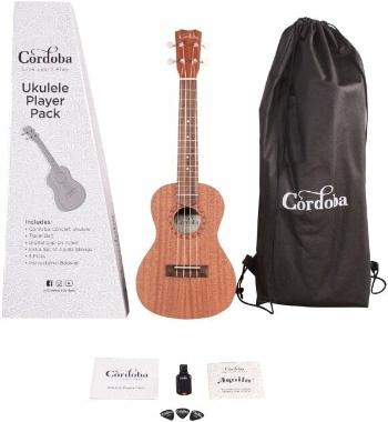 Cordoba Ukulele Player Pack Concert Koncertné ukulele Natural