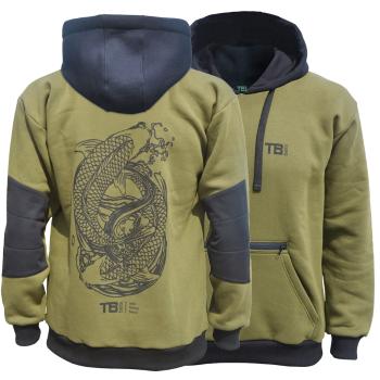 Tb baits mikina olive edition hoodie - m