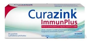 Stada Pharma Slovakia Curazink ImmunPlus pastilky 20 ks