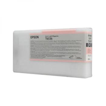 EPSON T6536 (C13T653600) - originálna cartridge, svetlo purpurová, 200ml