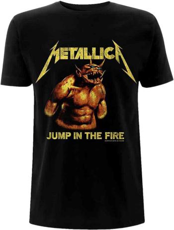 Metallica Tričko Jump In The Fire Vintage Black L