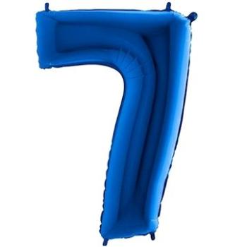 Balón fóliový číslica modrá – blue 102 cm – 7 (8435102305081)
