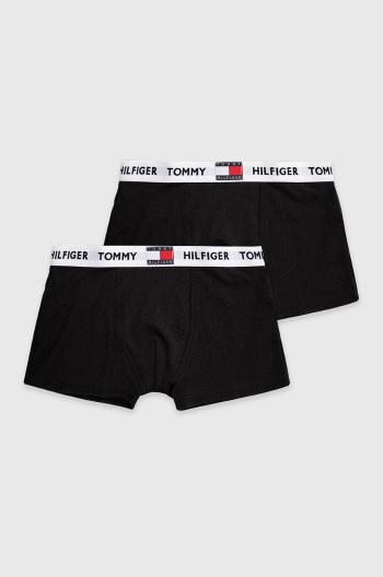Detské boxerky Tommy Hilfiger čierna farba