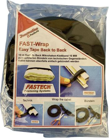 FASTECH® 702-330-Bag pásik so suchým zipsom na rastliny a záhradu háčiková a flaušová časť (d x š) 10000 mm x 16 mm čier