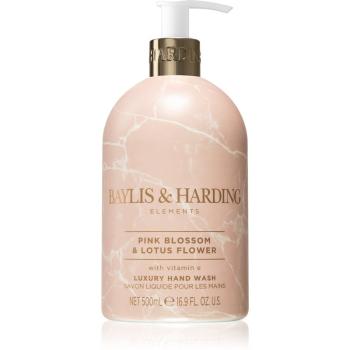 Baylis & Harding Elements Pink Blossom & Lotus Flower tekuté mydlo na ruky 500 ml