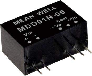 Mean Well MDD01L-12 DC / DC menič napätia, modul   42 mA 1 W Počet výstupov: 2 x