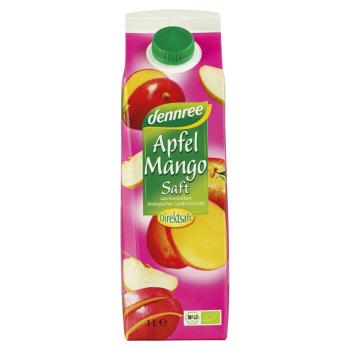 DENNREE Šťava jablkovo - mangová BIO 1 liter