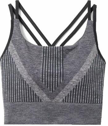 Smartwool Women's Intraknit Strappy Bra Black Heather S