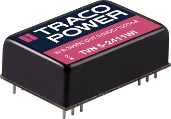 TracoPower TVN 5-0915WI DC / DC menič napätia, DPS   208 mA 5 W Počet výstupov: 1 x