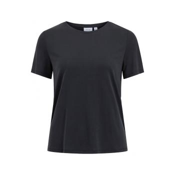 Vila  Modala O Neck T-Shirt - Black  Mikiny Čierna