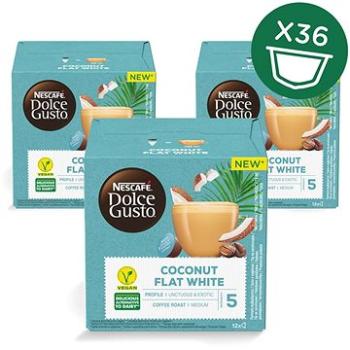 NESCAFÉ® Dolce Gusto® Coconut Flat White – kávové kapsuly – kartón 3× 12 ks (12539670)