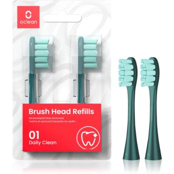 Oclean Brush Head Standard Clean náhradné hlavice PW09 Green 2 ks