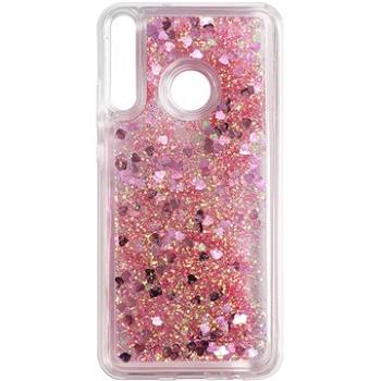 iWill Glitter Liquid Heart Case pre Huawei P40 Lite Pink (DIP123_9)