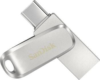 SanDisk Ultra® Dual Luxe Type-C™ USB pamäť pre smartphone a tablet  strieborná 256 GB USB-C™ USB 3.1 (1. generácia)