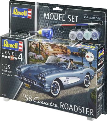 Revell 67037 58 Corvette Roadster model auta, stavebnica 1:25