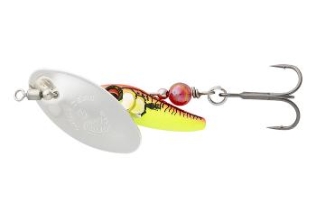 Savage gear rotačka sticklebait spinner silver red yellow - 1 4,5 g