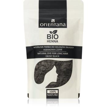 Orientana Bio Henna Natural Dye permanentná farba na vlasy odtieň Ebony Black 100 g