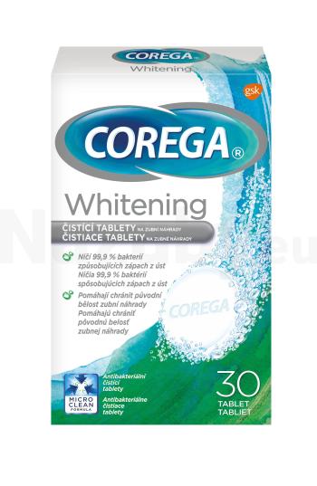 Corega Tabs Dental Weiss čistiace tablety 30 ks