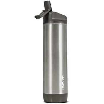 HidrateSpark Steel – inteligentná fľaša so slamkou, 620 ml, stainless (HI-007-011)