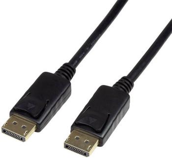 LogiLink DisplayPort prepojovací kábel #####DisplayPort Stecker, #####DisplayPort Stecker 7.50 m čierna CV0076  #####Dis