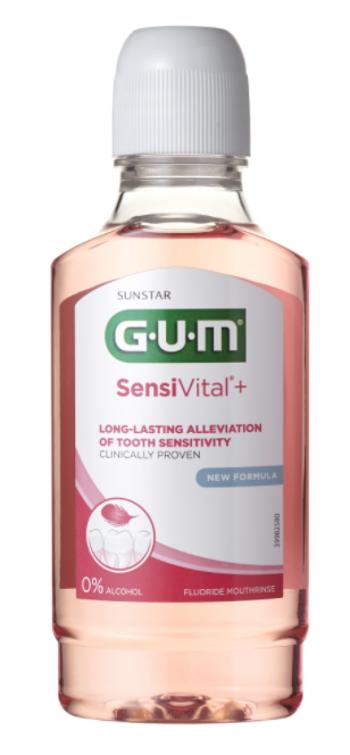 GUM Sensivital+ ústny výplach pre citlivé zuby 300 ml
