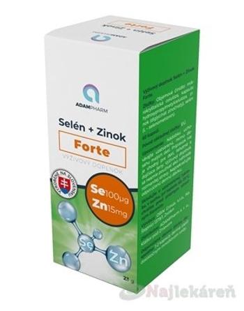 ADAMPharm Selén + Zinok Forte