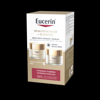 Eucerin HYALURON-FILLER + ELASTICITY Denný krém + Nočný krém 2 x 50 ml